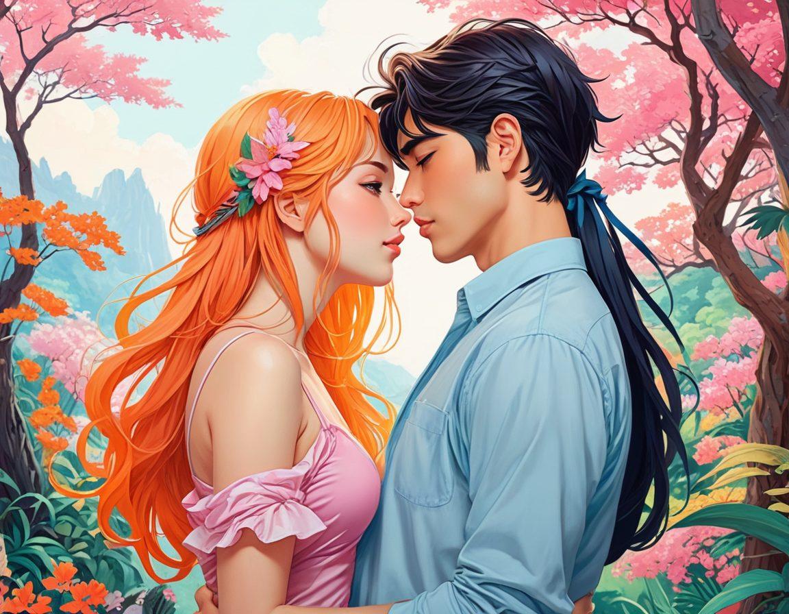 A vibrant collage of iconic hentai art styles featuring diverse characters in dynamic poses, surrounded by elements representing different genres within adult manga and anime. Incorporate soft pastel colors with a whimsical background of stylized landscapes and fantastical elements. Emphasize creativity and artistic expression with an air of playfulness. Add subtle hints of intimacy without explicit content. vector art. vibrant colors. white background.